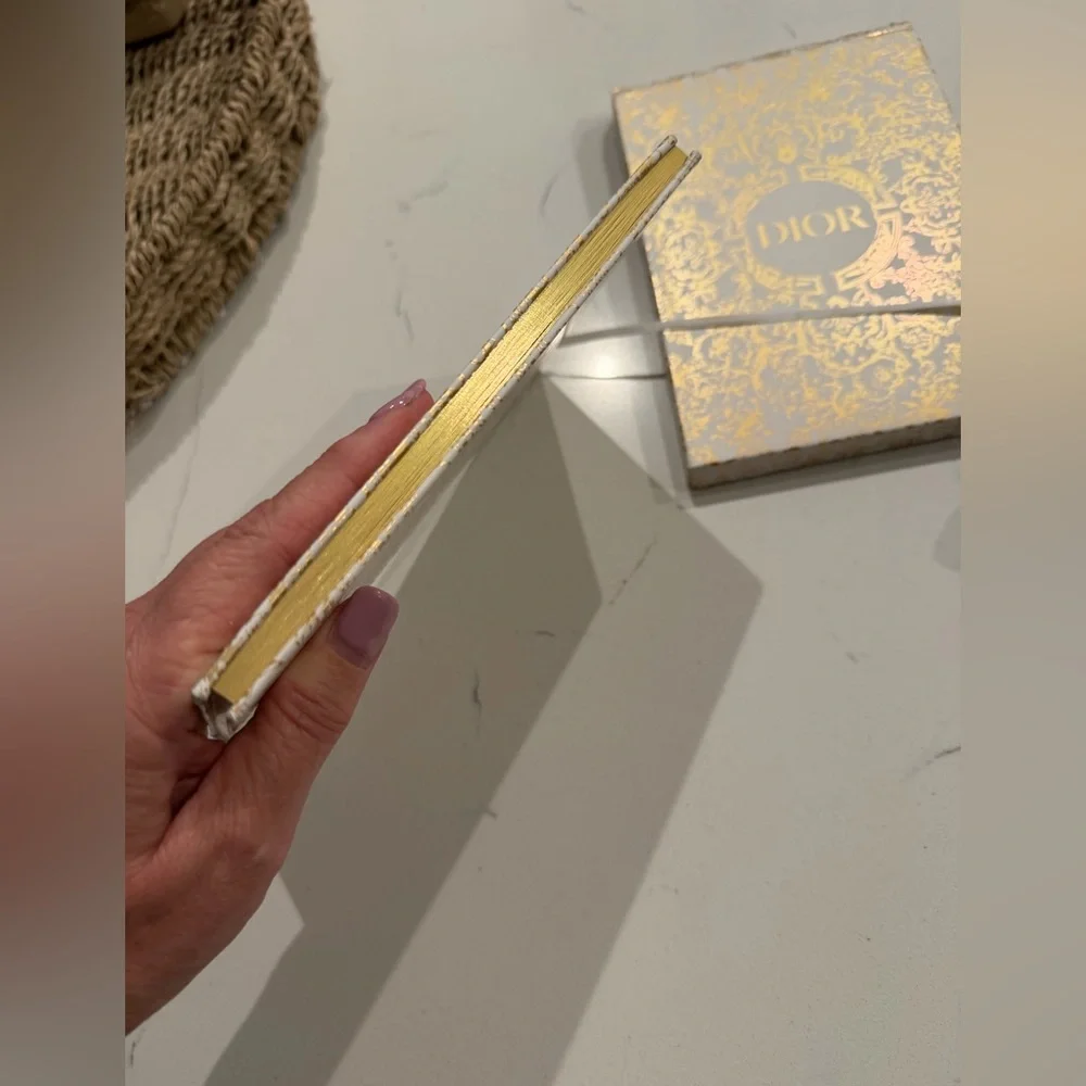 Dior White and Gold Patterned NIB
